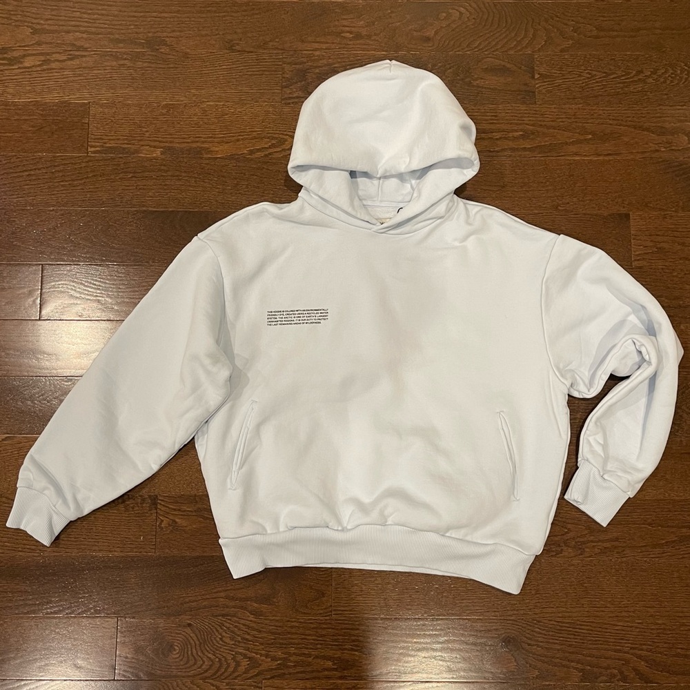 Pangaia Heavyweight Hoodie - Ice Blue, XS